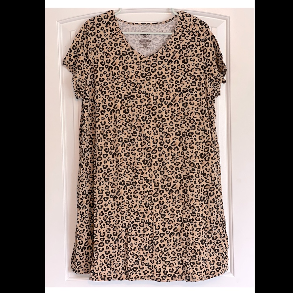 Leopard Print Lounge Dress